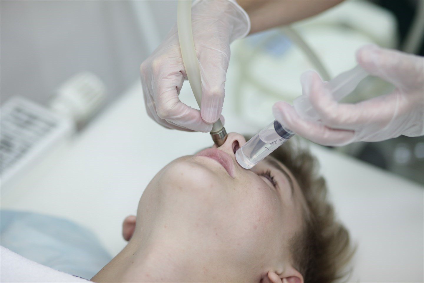 Промывание носа