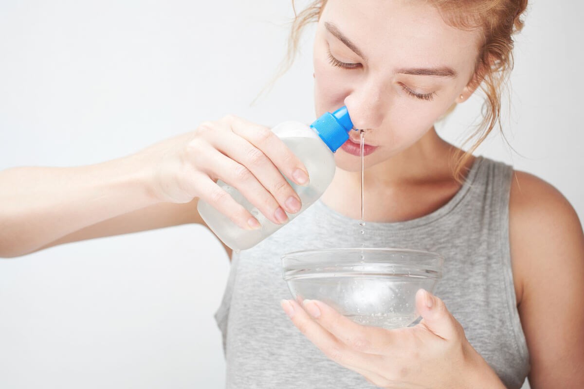 Как правильно промывать нос?